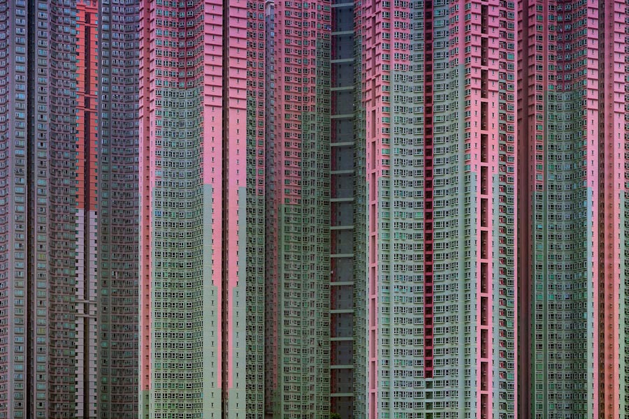 des immeubles à Hong Kong